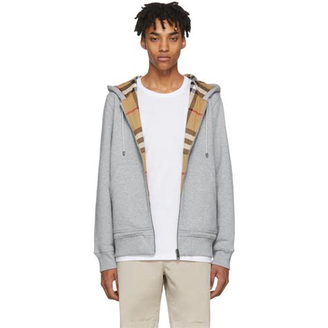 burberry grey fordson|Burberry Grey Fordson Core Zip Hoodie in Gray for Men .